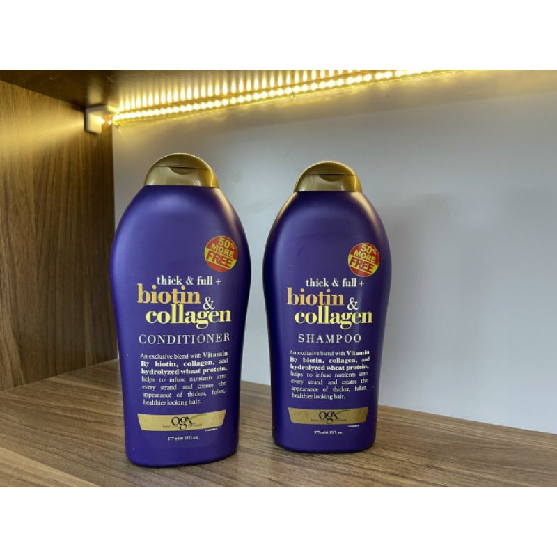 Dầu gội, xả ORGANIX BIOTIN của Mỹ 385ml,577ml,