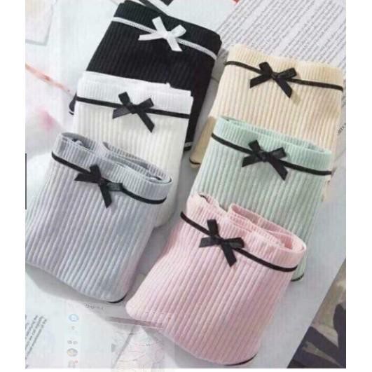 Quần lót thun gân đính nơ siêu cute | BigBuy360 - bigbuy360.vn