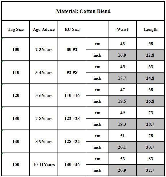 Quần Cotton Ống Rộng Lưng Cao Cho Bé 2-11 Tuổi