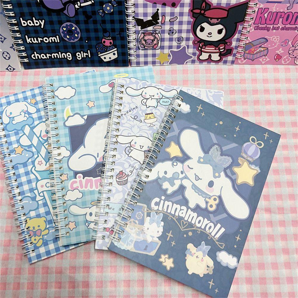 Sổ Tay Ghi Chú Họa Tiết Hoạt Hình Kuromi Cinnamoroll Đáng Yêu Cho Bé