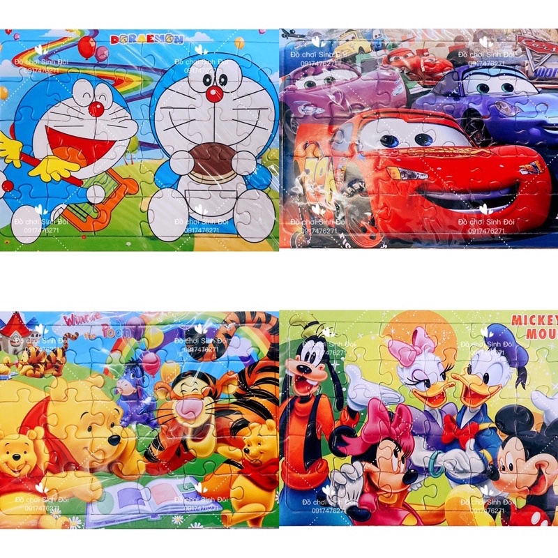 TRANH RÁP HÌNH GIẤY 30 miếng - kích thước 10*14cm