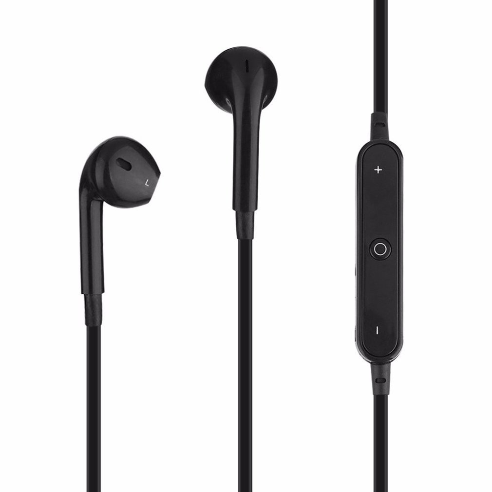 Ele】Bass Tai Nghe Bluetooth Không Dây Kiểu Dáng Thể Thao S6