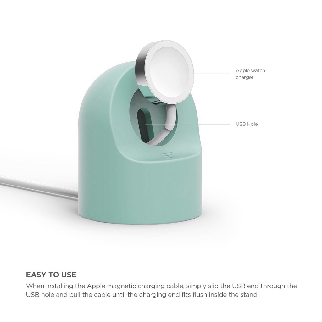 Đế Sạc Bằng Cao Su Thiết Kế Độc Đáo Cho iwatch 7 6 5 4 SE 3 2 1