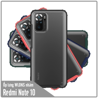 Ốp lưng chống sốc cho Xiaomi Redmi Note 10 nhám viền màu WLONS - Hàng nhập khẩu