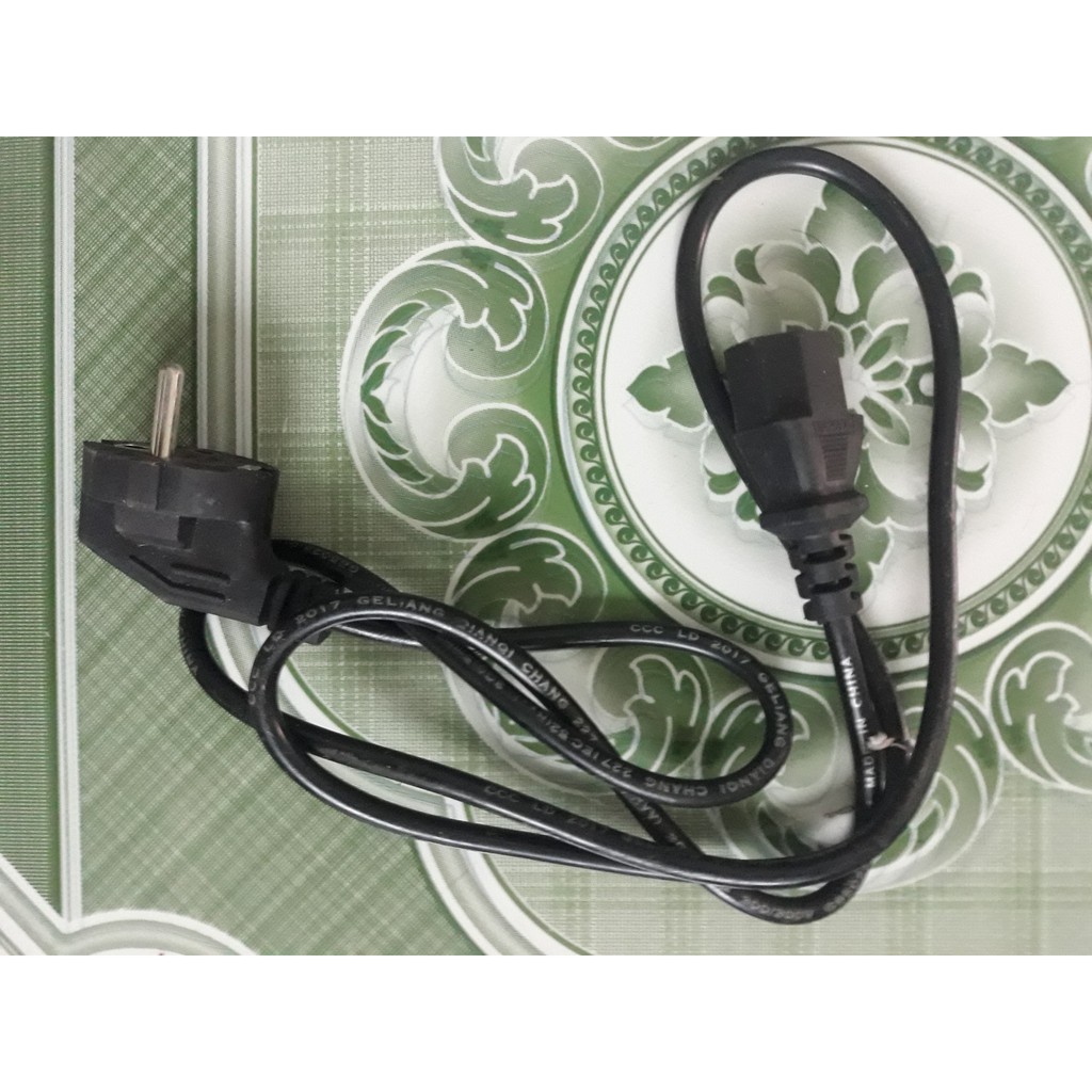 Dây cáp nguồn máy vi tính cũ thanh lý hàng zin dài 1,5m
