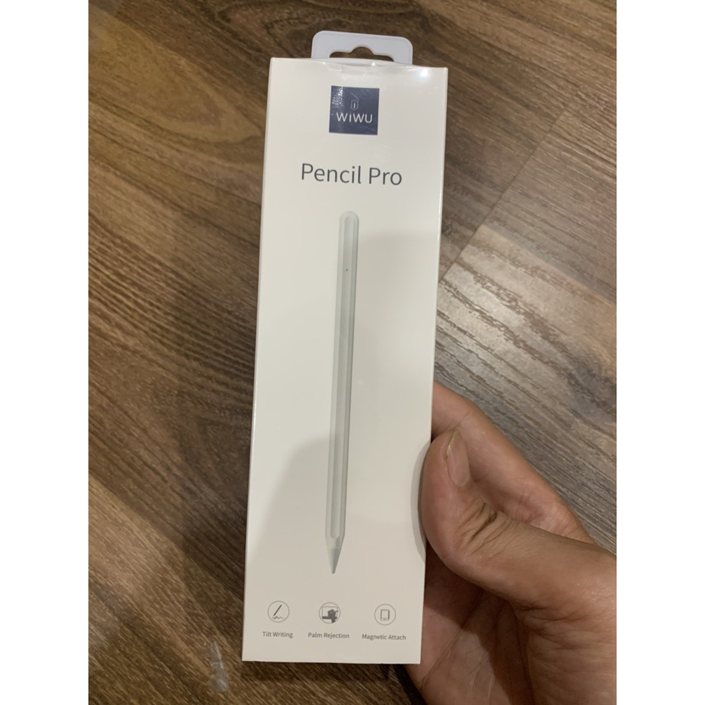 [Cam kết chính hãng] Bút Cảm Ứng WiWu Pencil Pro Cho iPad Viết Vẽ Nghiêng Hơn 60 Độ, Chống Tì Tay Như Apple Pencil, Hít