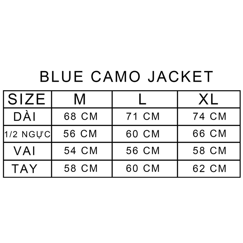 [Mã SKAMLTSM9 giảm 10% đơn 99K] Áo Khoác Dù Thời Trang Cá Tính BLUE CAMO JACKET {Phiên Bản Giới Hạn}