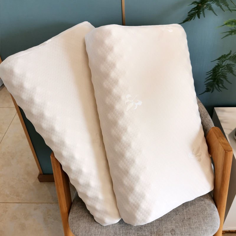 Gối cao su non dùng cho người lớn, Gối cao su non mặt xù cao cấp Hilton cho giấc ngủ sâu, ngủ ngon mỗi ngày