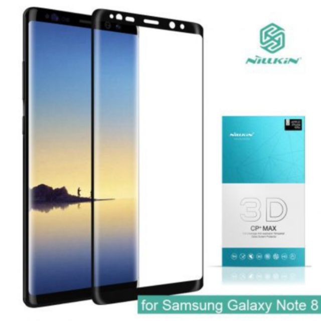 Kính cường lực nillkin 3D CP+Max Full màn hình cho Samsung Note 8