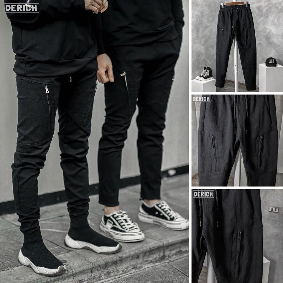 Quần jogger Nam kaki thô NANU WEAR bó ống phong cách Hàn Quốc DX - 165