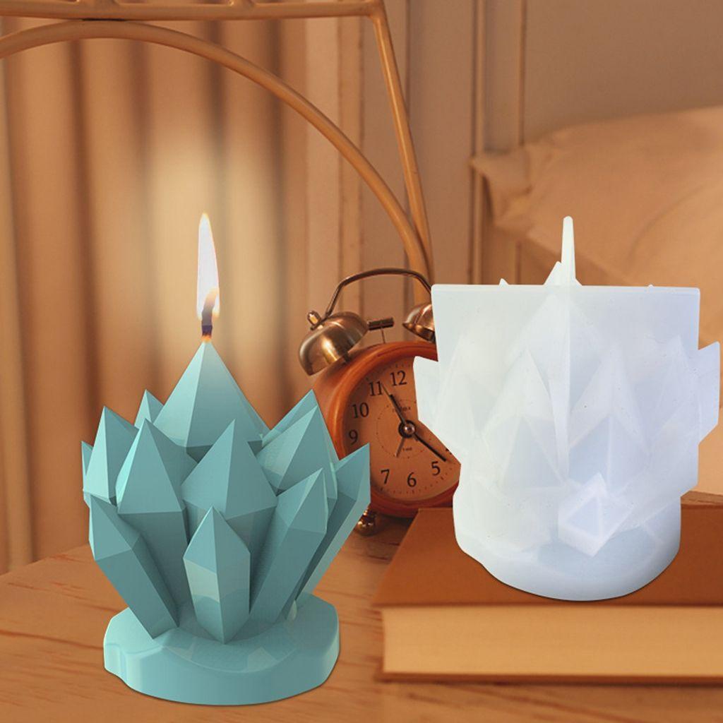 IVORY Khuôn Làm Nến Bằng Silicon Mềm Không Dính Hình Hoa Sáng Tạo DIY