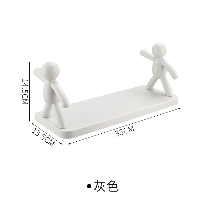 Kệ để đồ hít tường hình người sáng tạo phong cách Nhật Bản