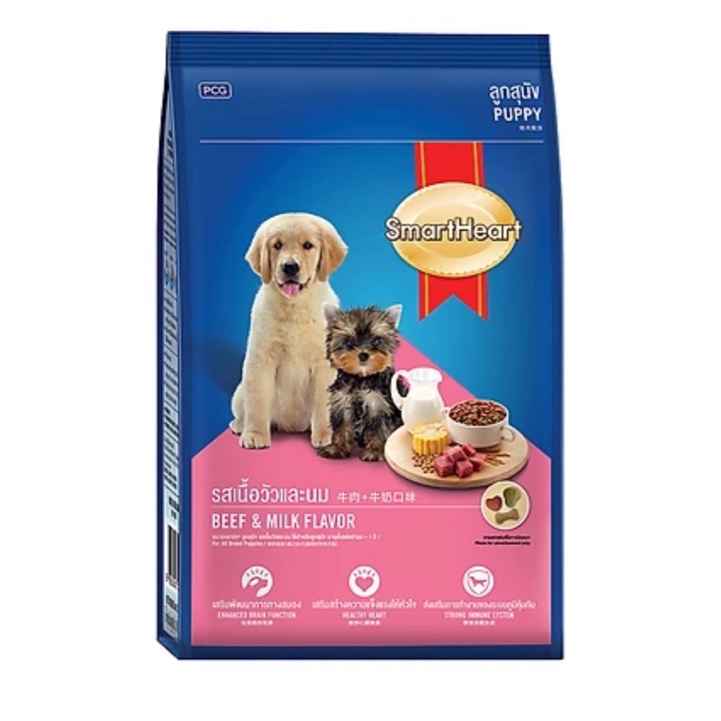 THỨC ĂN HẠT SMARTHEART PUPPY/SMARTHEART ADUL CHO CHÓ gói 400g -HAPPYPET