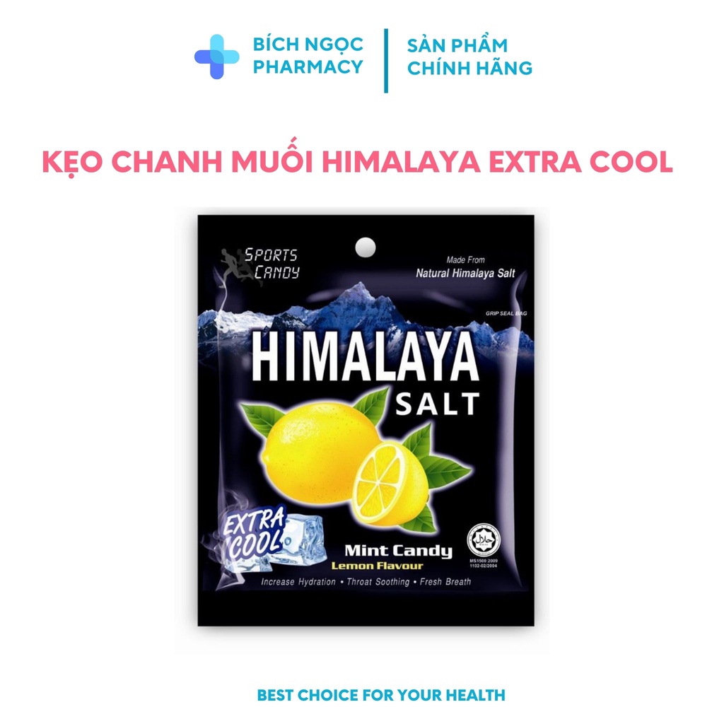 Kẹo Chanh Muối Himalaya Extra Cool - Vị chanh bạc hà gói 15g