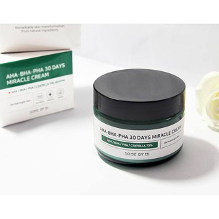 [Trị Sạch Mụn Chỉ Trong 30 Ngày] Kem Dưỡng "Thần Kỳ" Some By Mi AHA-BHA-PHA 30 Days Miracle Cream 50ml