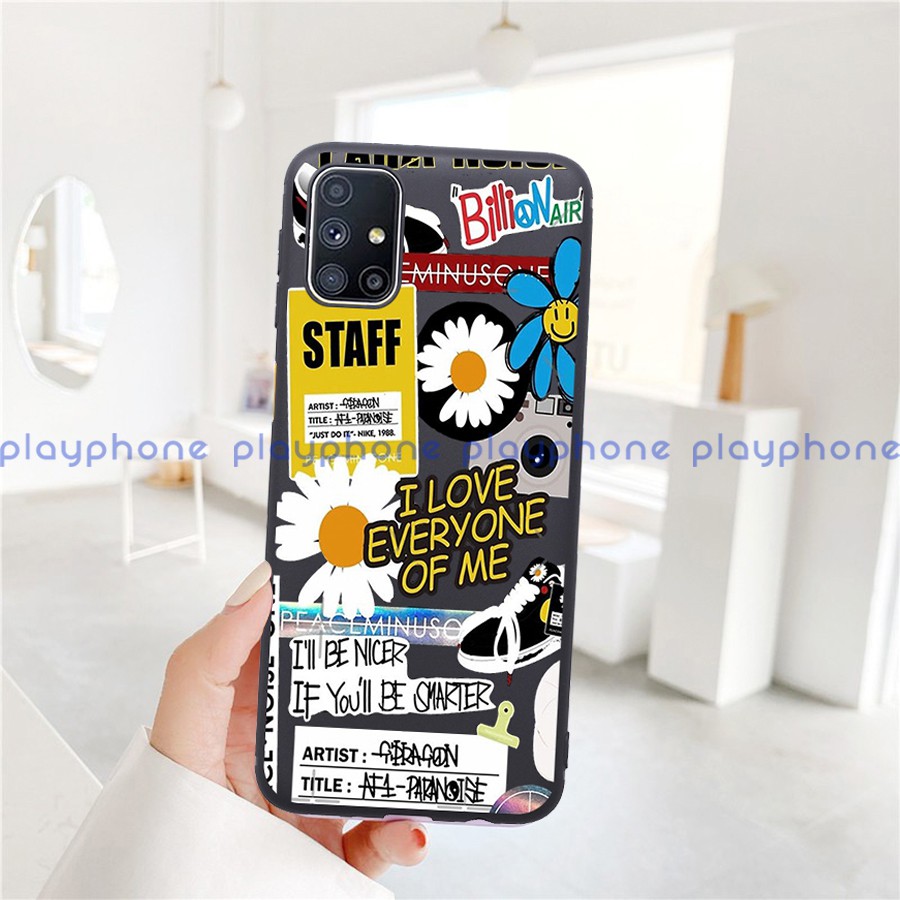 Ốp Lưng Thời Trang TPU Silicon Điện Thoại Samsung Galaxy M51 Dẻo Đen Chống Ố Vàng Bảo Vệ Máy Chống sốc Playphone