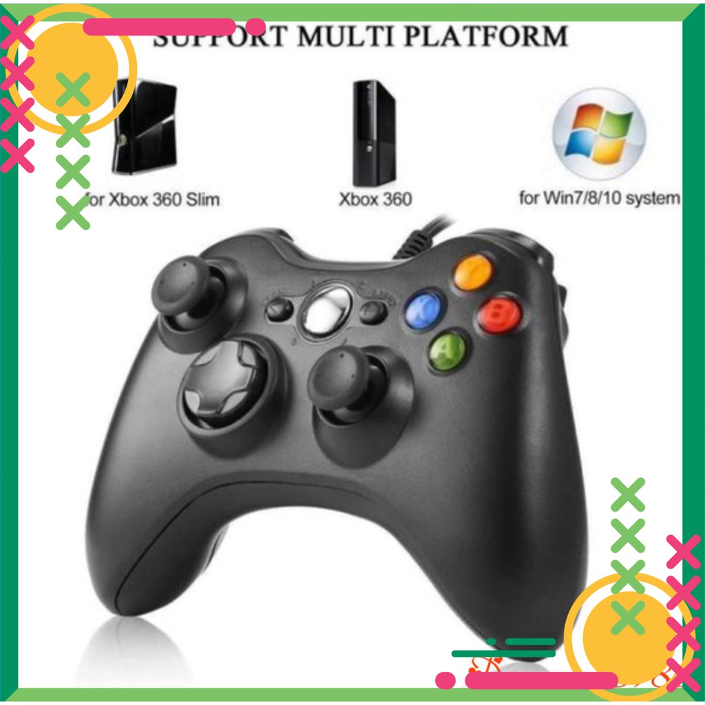 [FREE SHIP] 💥[CHÍNH HÃNG - BẢO HÀNH 1 NĂM  ]💥Tay Cầm Chơi Game Xbox 360 Hỗ trợ tất cả các thiệt bị Android , PC , PS3,