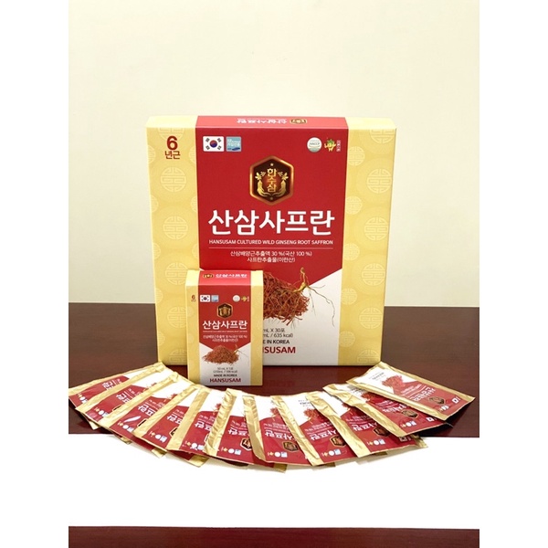 Nước chiết xuất Sâm núi Safron (50ml x 30 gói)