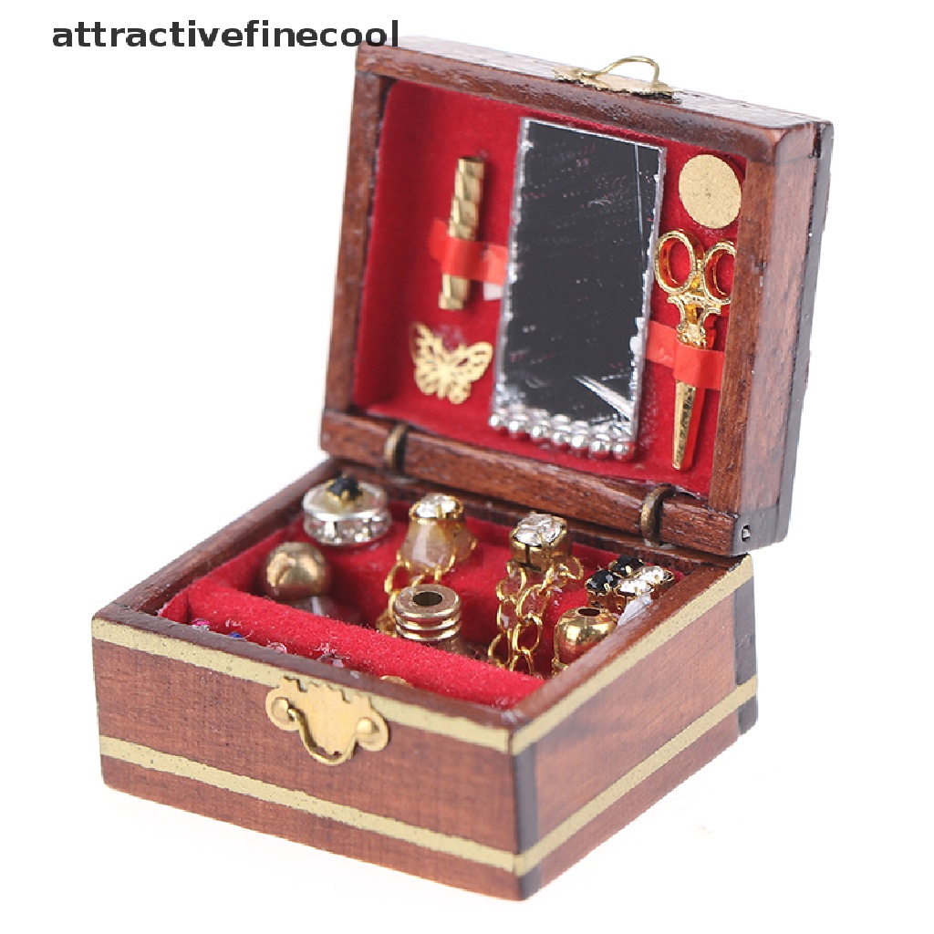 1 Hộp Đựng Trang Sức Mini Trang Trí Nhà Búp Bê