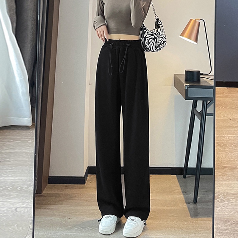 Quần dài thể thao ZHELIHANGFEI ống rộng phong cách thời trang Mỹ năng động trẻ trung