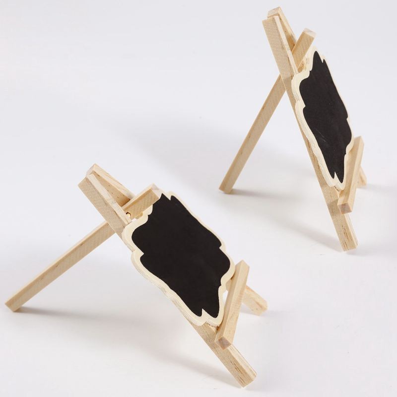 Bảng đen mini bằng gỗ 2 kích cỡ lựa chọn dùng để trang trí bàn ăn