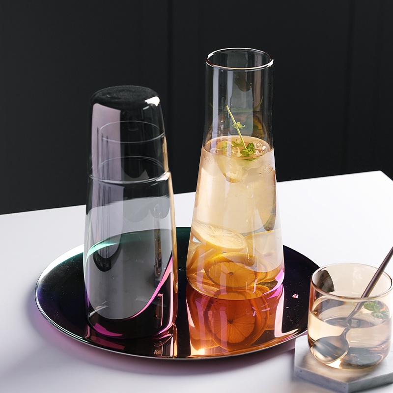 Set bình và ly nước SWEEJAR bằng thủy tinh borosilicat cao chịu nhiệt dung tích 750ml/850ml