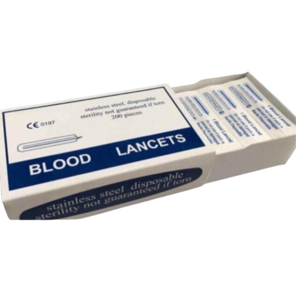 KIM NẶN MỤN CHÍCH MÁU BLOOD LANCETS HỘP 200 CHIẾC | WebRaoVat - webraovat.net.vn