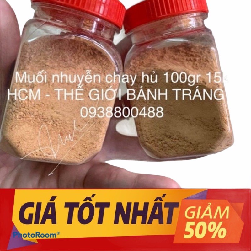 [Mã GROXUAN1 giảm 8% đơn 150K] Muối nhuyễn Chay 100gr chính gốc Tây Ninh