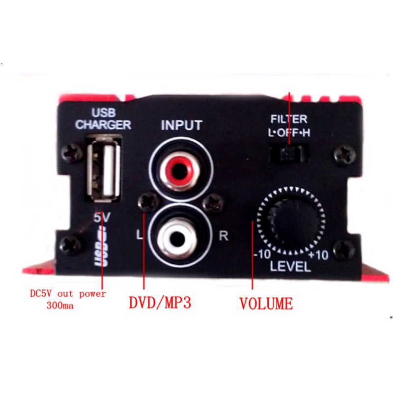 Loa Mini Hi-Fi 500W 2 Kênh Chuyên Dụng Cho Xe Hơi