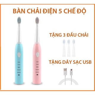 Bàn chải điện tự động đánh răng 5 chế độ