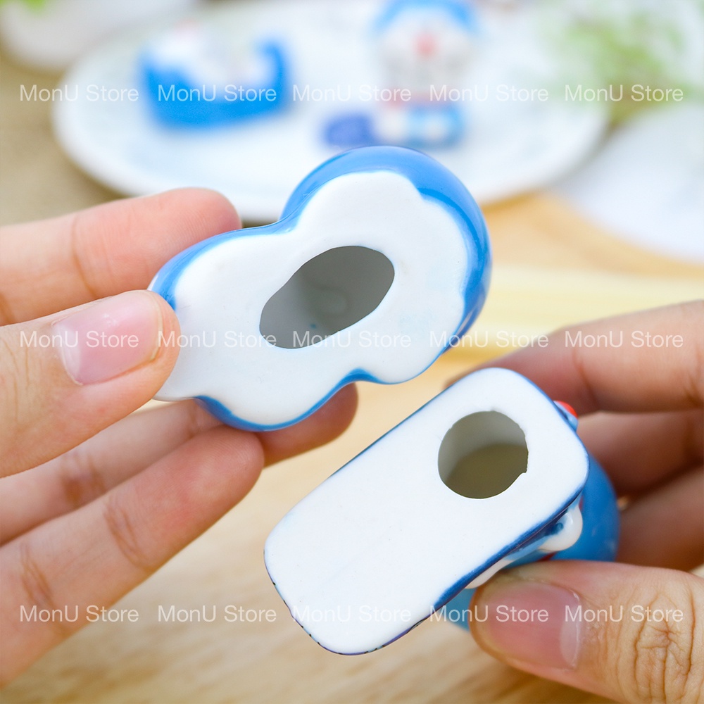 Gác đũa sứ cao cấp hình Doraemon dễ thương cute TooYoo BK00281