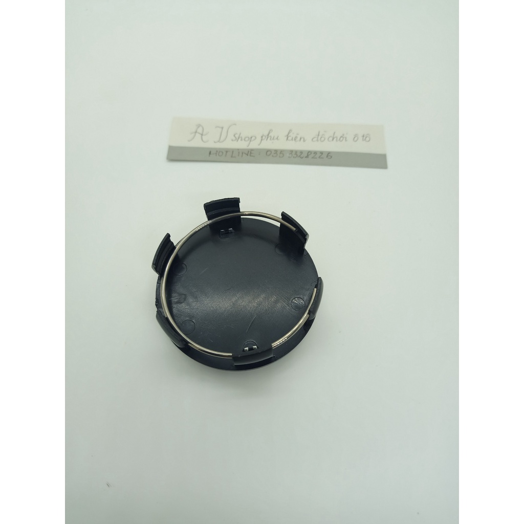 01 Logo chụp mâm, ốp lazang bánh xe ô tô Nissan đường kính 60mm - Chất liệu: Nhựa ABS