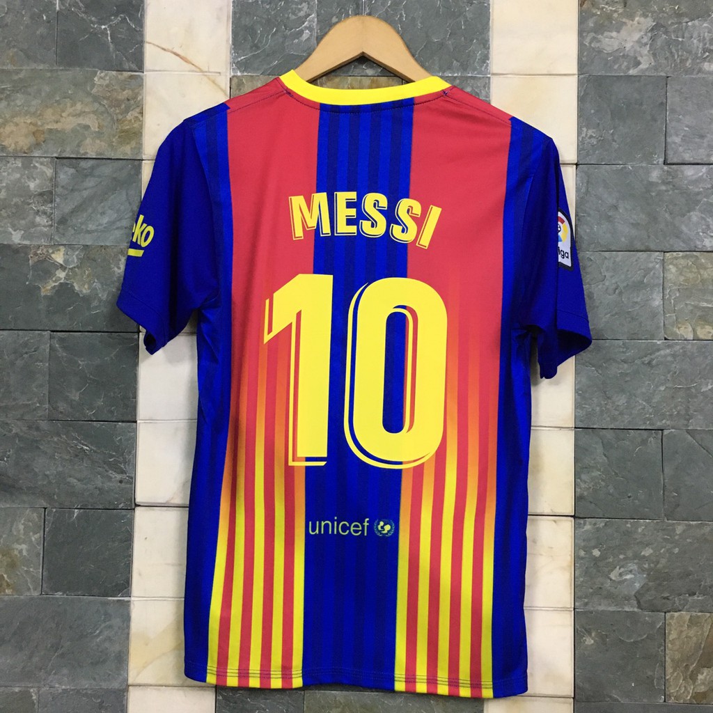 Bộ quần áo bóng đá Ngôi sao Messi Barca 2021