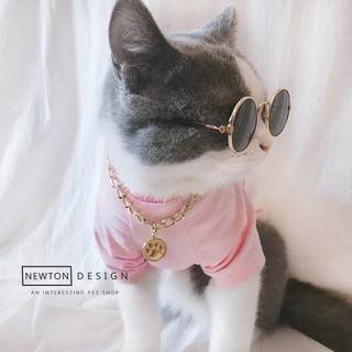 Vòng cổ xích nhỏ hình trái tim siêu cute cho thú cưng
