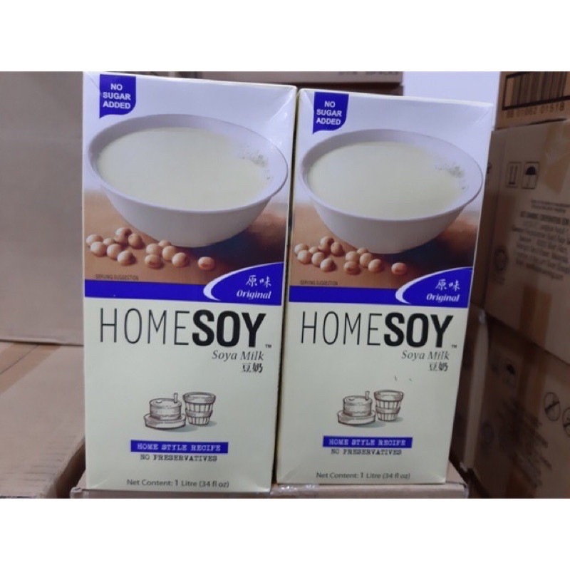 Sữa đậu nành Homesoy 1L có đường , không đường