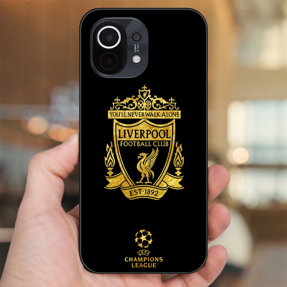 Ốp lưng Xiaomi Mi 11 viền đen in hình Liverpool FC