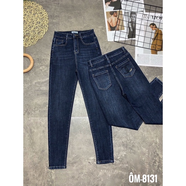 Quần jeans ôm vằn mèo hàng VNXK