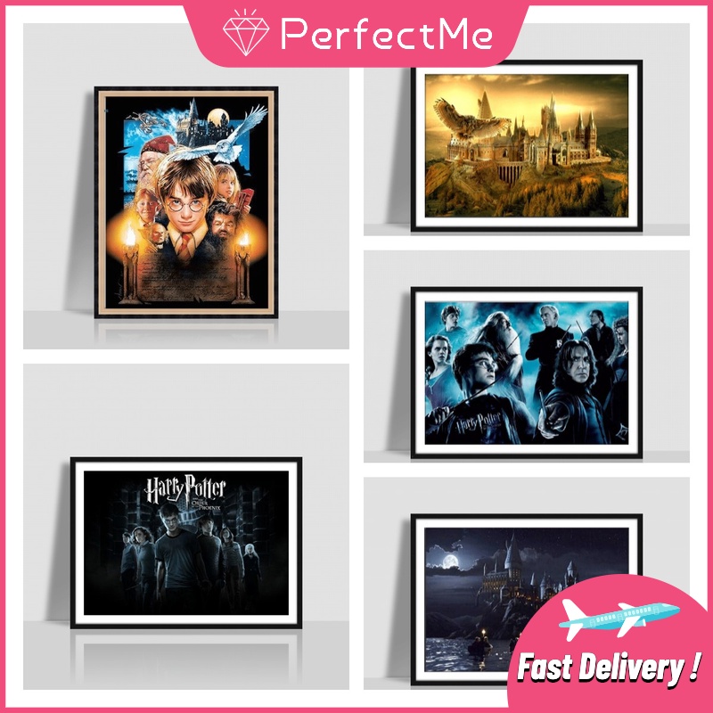 Bộ tranh đính đá 5D tự làm hình Harry Potter mới