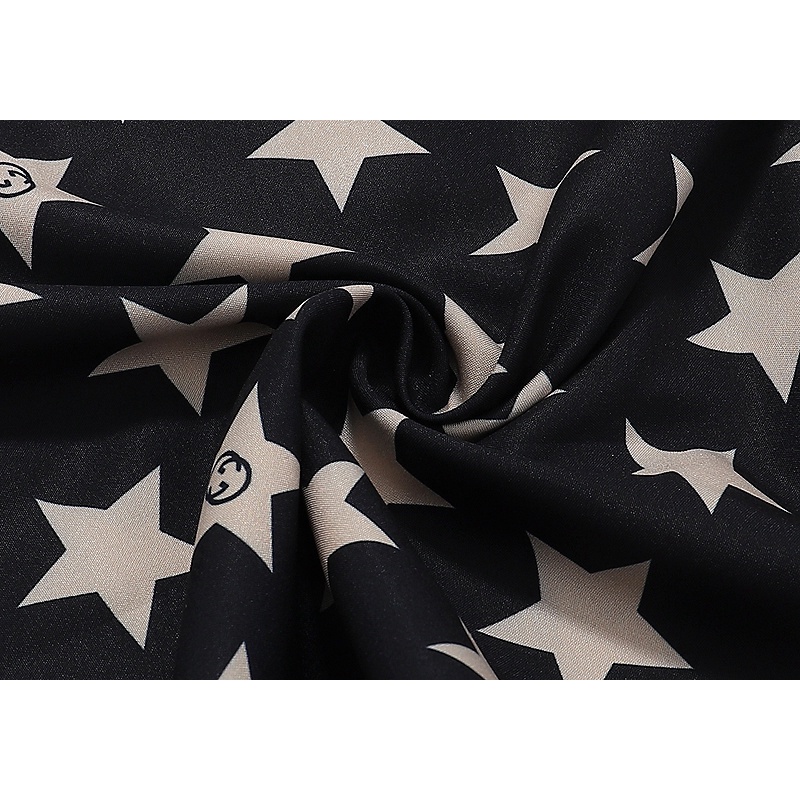 Áo Sơ Mi Ngắn Họa Tiết Ngôi Sao Thời Trang Mùa Hè