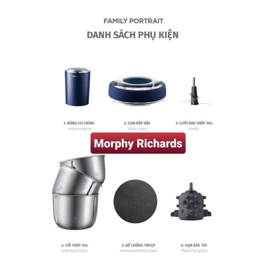 Máy xay thịt Morphuy richards