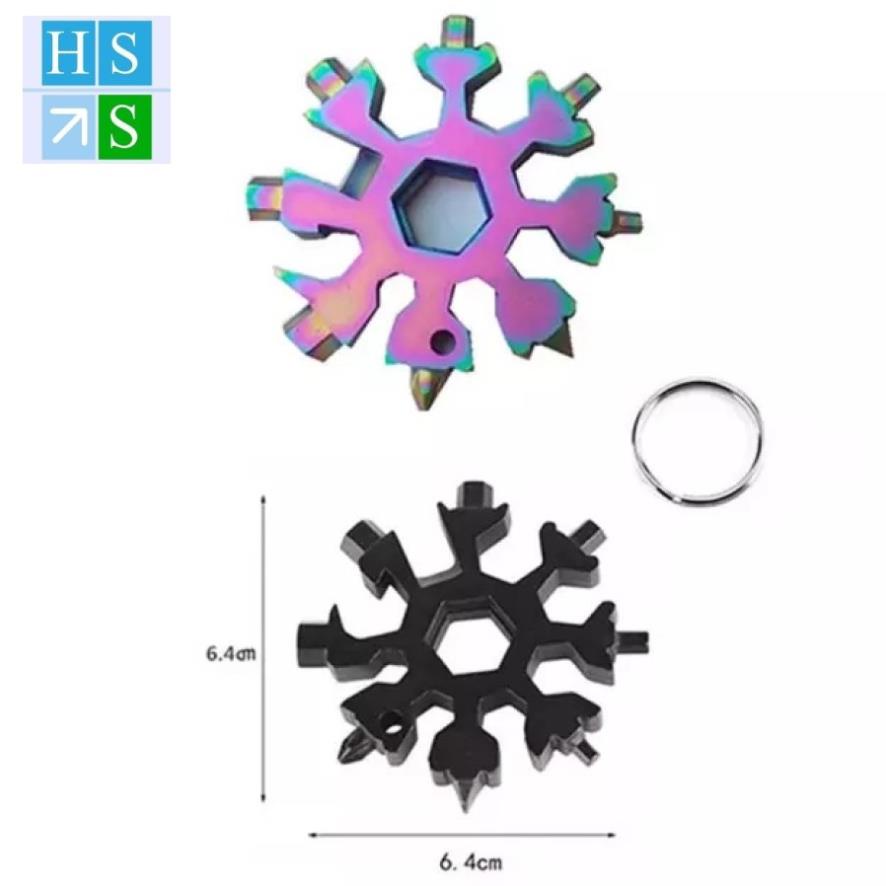 Móc chìa khóa tích hợp sẵn 19 dụng cụ tua vít , cờ lê , lục giác , mở nắp bia - HS Shop Thủ Đức