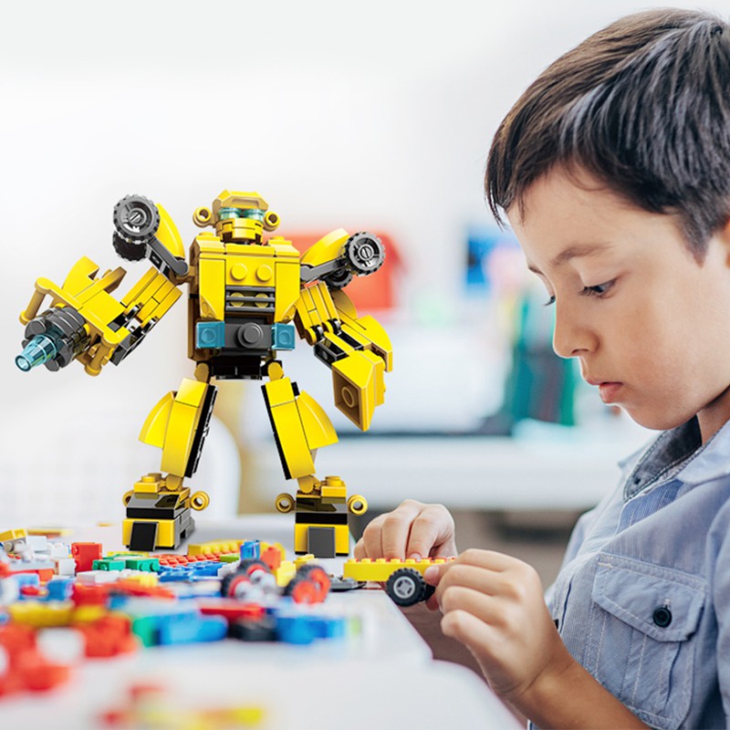 Bộ Đồ Chơi Lắp Ráp Mô Hình Rô Bốt Thú Vị Cho Các Bé