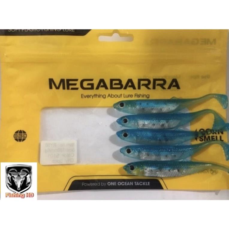 Mồi mềm Megabarra Lure Fishing 3 màu- phạm phương