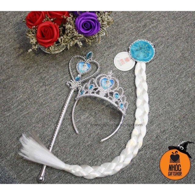 Phụ kiện bờm tóc Elsa