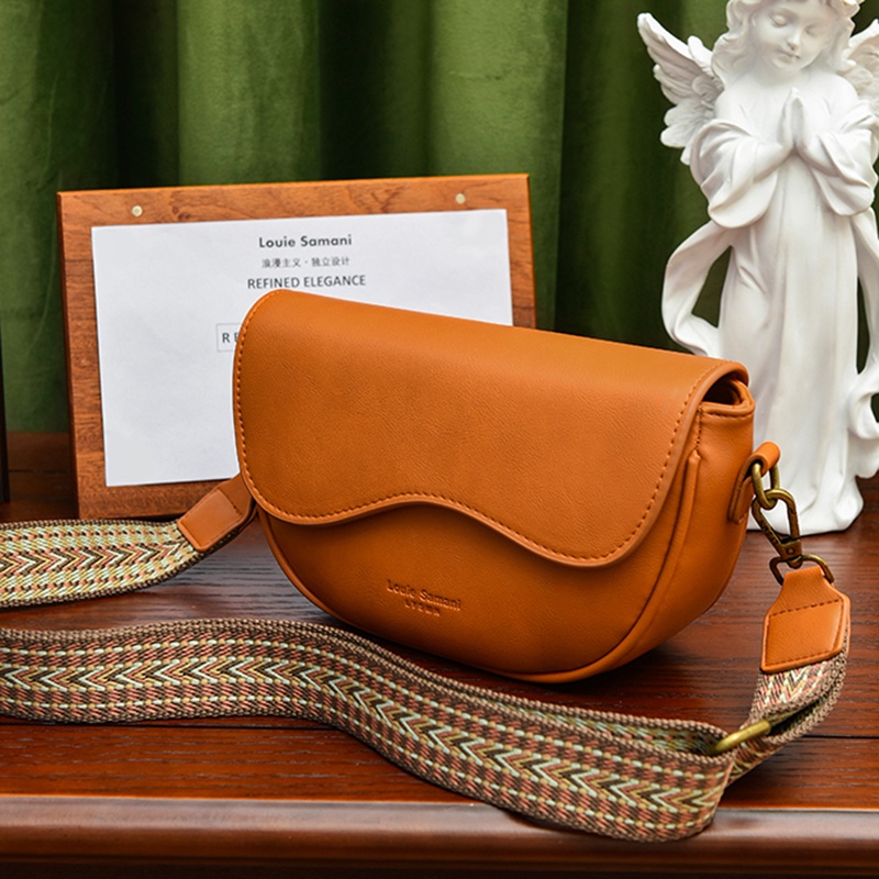 Túi Đeo Chéo Kiểu Yên Ngựa Đơn Giản Thời Trang Cho Nữ