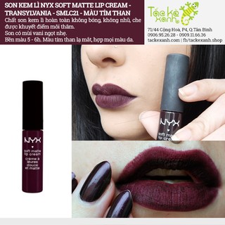 Son kem lì NYX Soft Matte - Transylvania SMLC21
