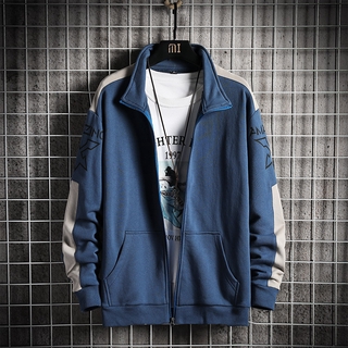 Men's Jacket Fasion Collar Culture Korean Casual Youth Jackets