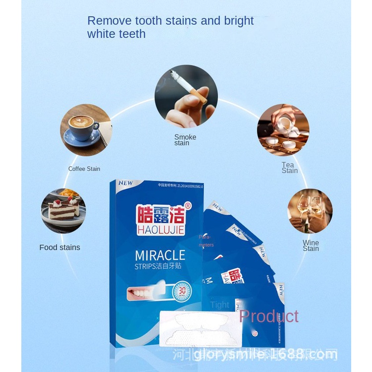 Miếng Dán Răng Chống Trượt Làm Trắng Răng Tiện Dụng