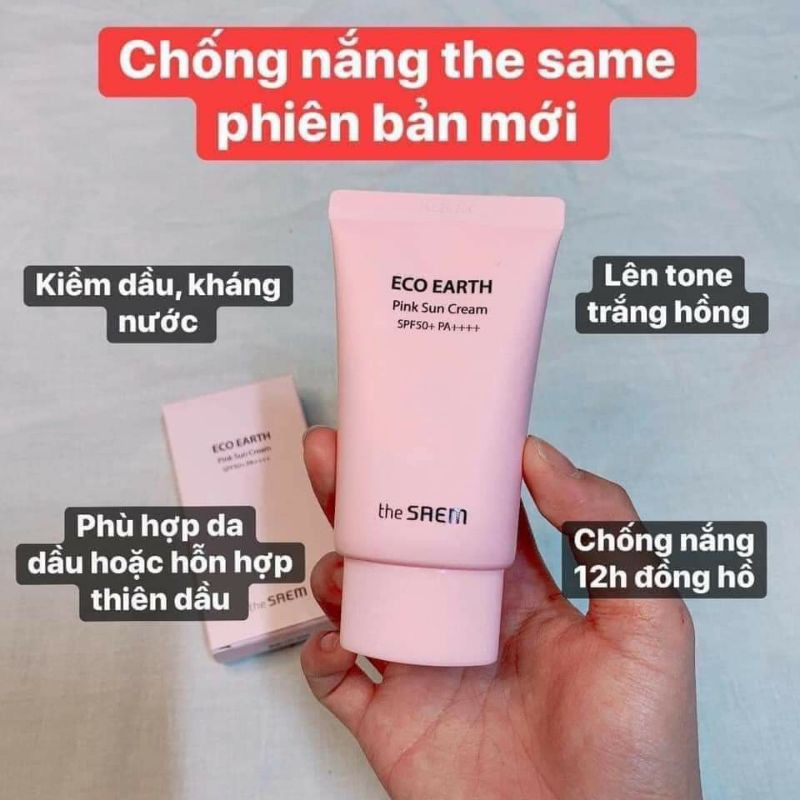 Kem chống nắng The Seam Eco Earth Power SPF50+++