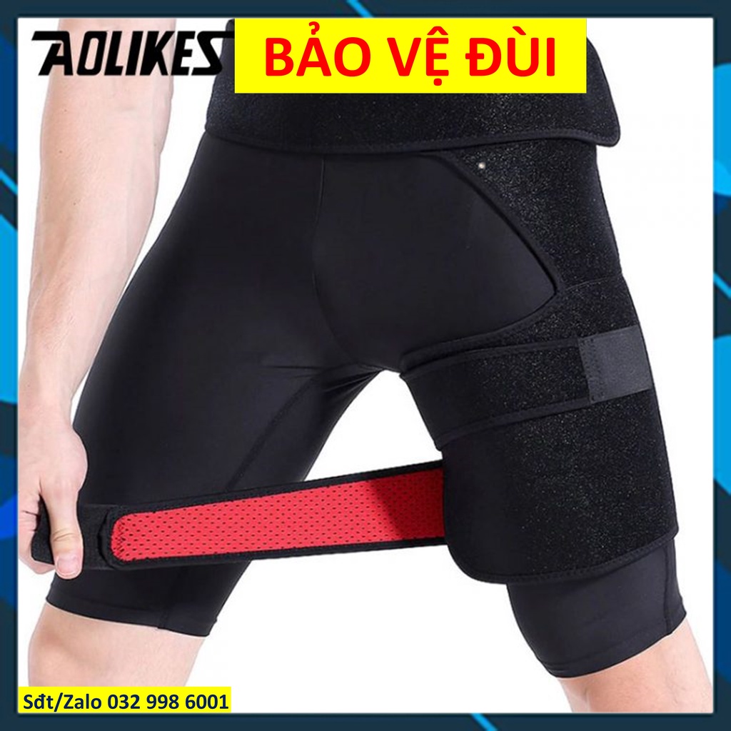 Đai bó đùi Đai bảo vệ đùi chống căng cơ chính hãng Aolikes 7956 7958 Quấn đùi Quấn bảo vệ đùi chh